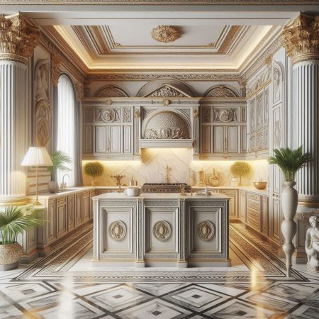 کابینت نئوکلاسیک؛ جدیدترین ترند در طراحی آشپزخانه‌های مدرن و کلاسیک
